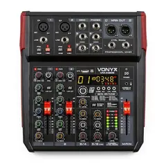 VONYX VM-KG06 Κονσόλα Ήχου 6 Καναλιών Με DSP / MP3 / Bluetooth / USB Interface / Record | DBM Electronics