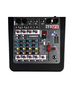 ALLEN & HEATH ZED-6FX Κονσόλα 6 Εισόδων (2 Mic/Hi-Z/Line Και 2 Stereo) Με Εφέ Και EQ 2 Περιοχών | DBM Electronics