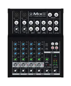 Mackie MIX8 Μικροφωνική Κονσόλα 8 Καναλιών Με Equalizer 3 Περιοχών | DBM Electronics