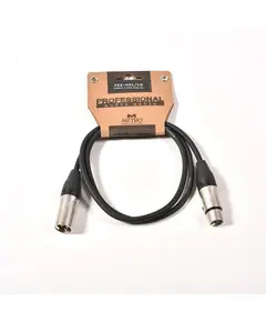 Metro PXX-001/1M Καλώδιο Μικροφώνου 3-pin XLR Male Σε 3-pin XLR Female, 1m | DBM Electronics
