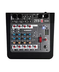 ALLEN & HEATH ZEDi-8 Κονσόλα 8 Εισόδων (2 Mic/Hi-Z/Line, 2 Stereo) Με USB Και EQ 2 Περιοχών | DBM Electronics