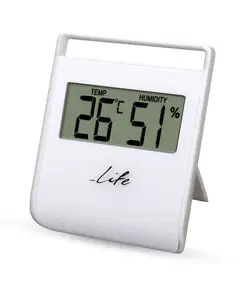 LIFE Flexy WES-102 Ψηφιακό Θερμόμετρο / Υγρόμετρο Εσωτερικού Χώρου, Σε Λευκό Χρώμα. | DBM Electronics
