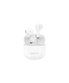 Havit TW976 Ασύρματα Ακουστικά Bluetooth Earbuds Σε Λευκό Χρώμα | DBM Electronics