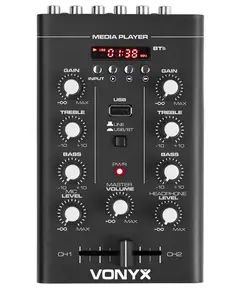 VONYX STM500BT DJ Μίκτης 2 Καναλιών Mε USB / MP3 / Bluetooth | DBM Electronics