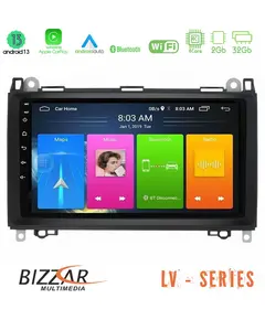 Bizzar U-LV-MB0759 LV Series Mercedes A/B/Vito/Sprinter Class 4Core Android 13 2+32GB Navigation Multimedia Tablet 9" | DBM Electronics