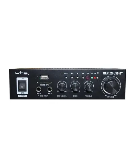 LTC Audio MFA1200USB-BT Στερεοφωνικός Ενισχυτής Karaoke, Με Bluetooth, USB & SD | DBM Electronics