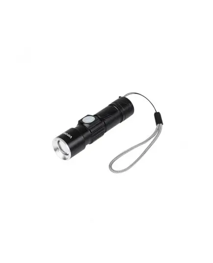 VIPOW URZ0914 Επαναφορτιζόμενος Φακός LED Χειρός Ισχύος 3W Με USB | DBM Electronics