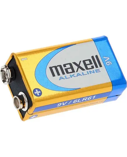 Maxell 6LR61 Alkaline Μπαταρία 9V, Σε Blister 1 Τεμαχίου | DBM Electronics