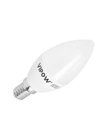 VIPOW LM-0408-Z Λάμπα LED E14 Κεράκι Ισχύος 6Watt / 230Volt & Χρώμα Ψυχρό Λευκό 6500Κ | DBM Electronics