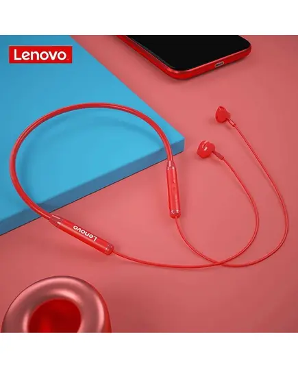 LENOVO HE06 Ακουστικά In Ear Bluetooth Με Λειτουργία Handsfree & Κόκκινο Χρώμα | DBM Electronics