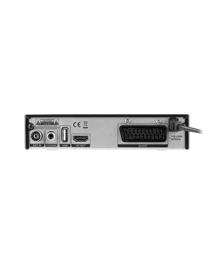 Cabletech URZ0336B Επίγειος Ψηφιακός Δέκτης FullHD 1080p DVB-T2/C HEVC H.265 Με 2 Θύρες USB, HDMI, SCART Και Coaxial | DBM Electronics